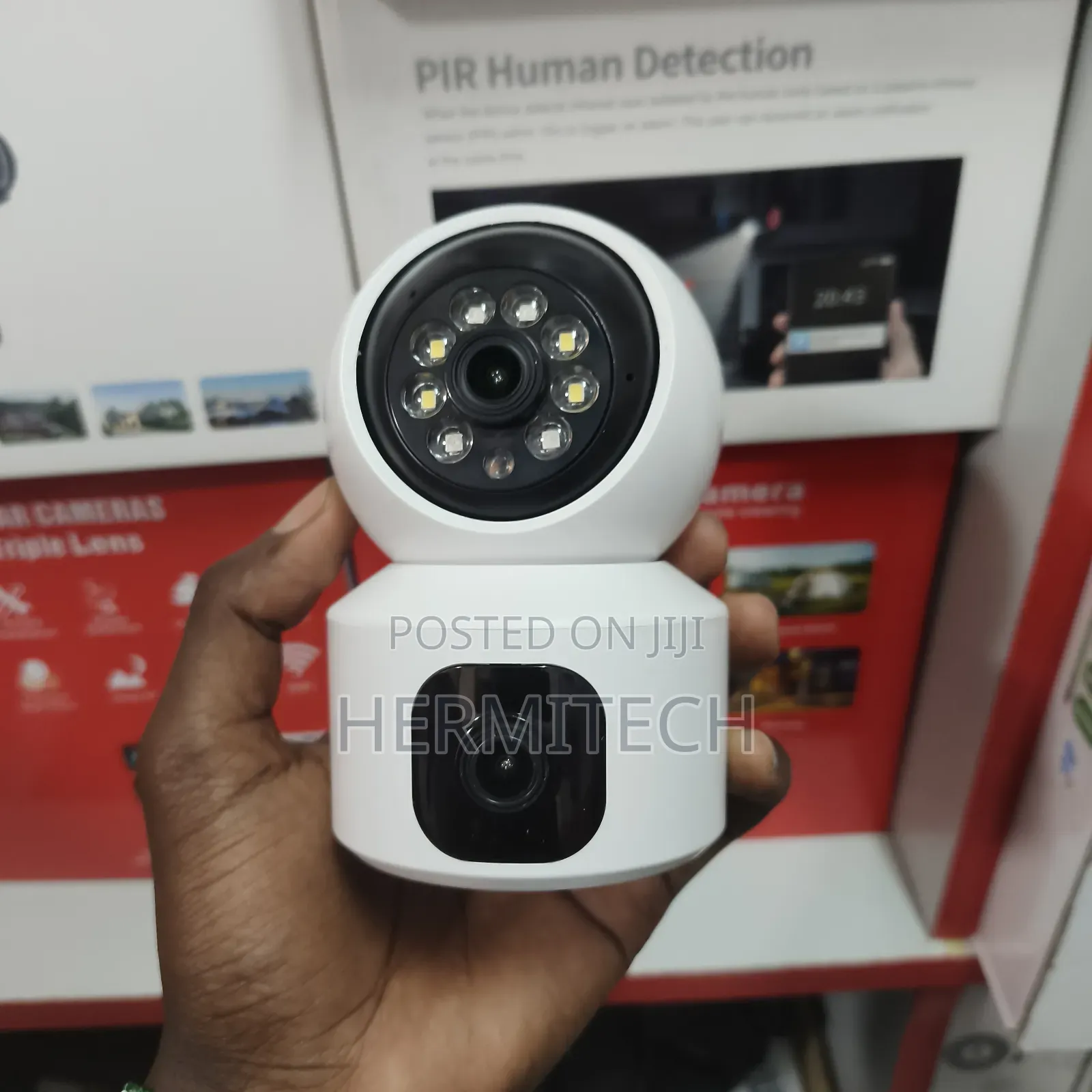 4g Surveillance Camera Dual Lens Sim Card Enabled CCTV Camera