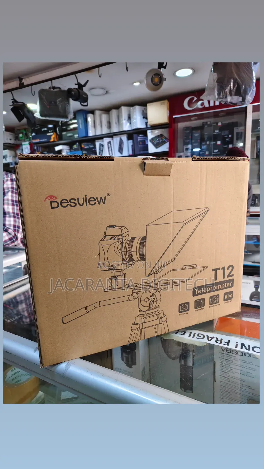 Desview T12 Foldable Portable Teleprompter