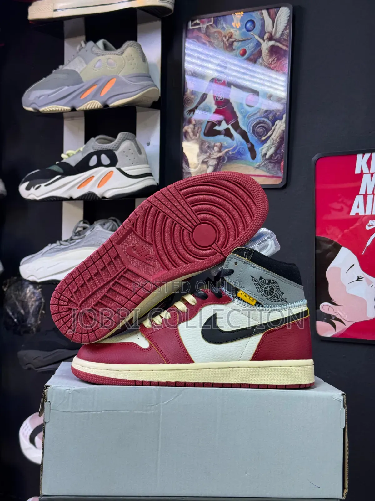 Union La X Air Jordan 1 High "Chicago Shadow" Sneakers