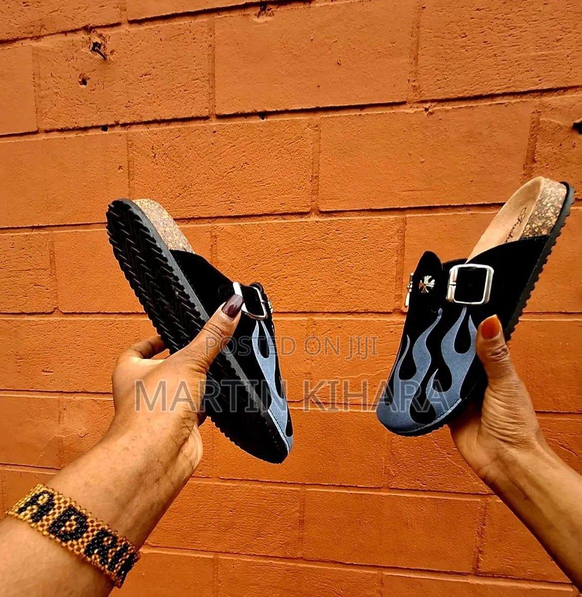Flame and Skeleton Clogs