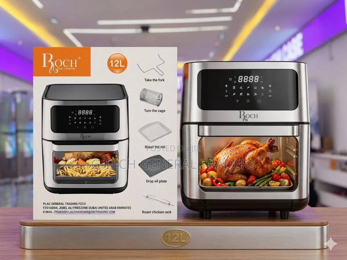 Roch 12l Digital Airfryer With Grill(1 Year Warranty)