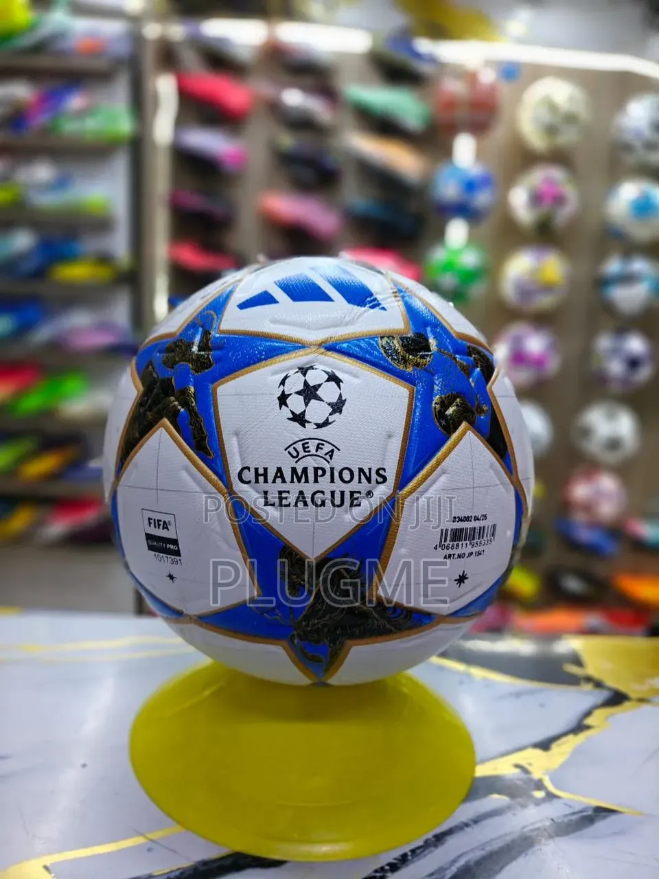 Adidas Official Uefa Champions League Matchball / Tubeless Ball Size 5
