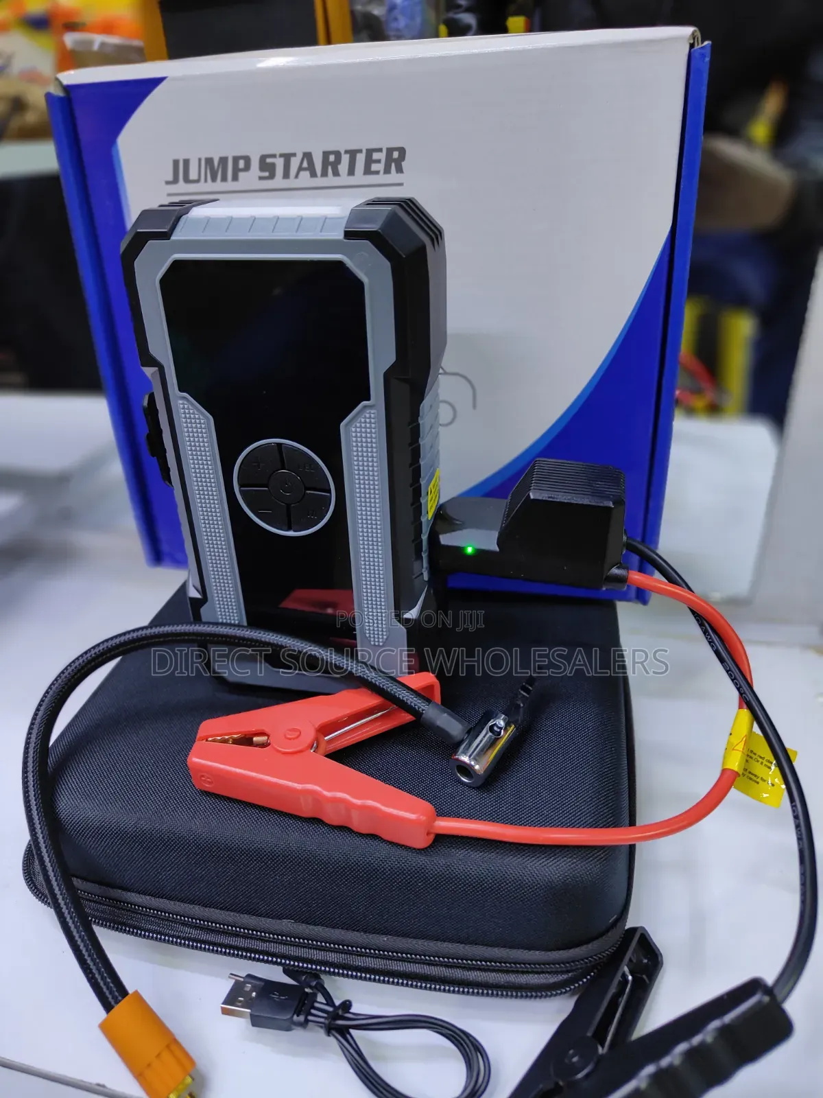 Premium Heavy-Duty 4-in-1 Car Jump Starter – Ultimate Powerhouse