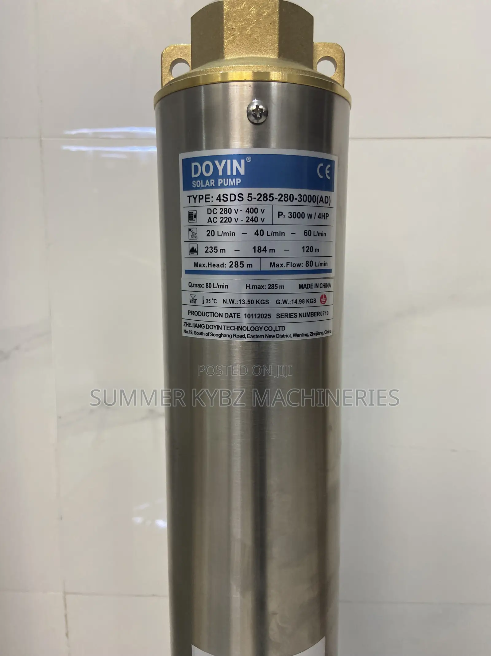 Doyin 4hp 3000w Submersible Pump
