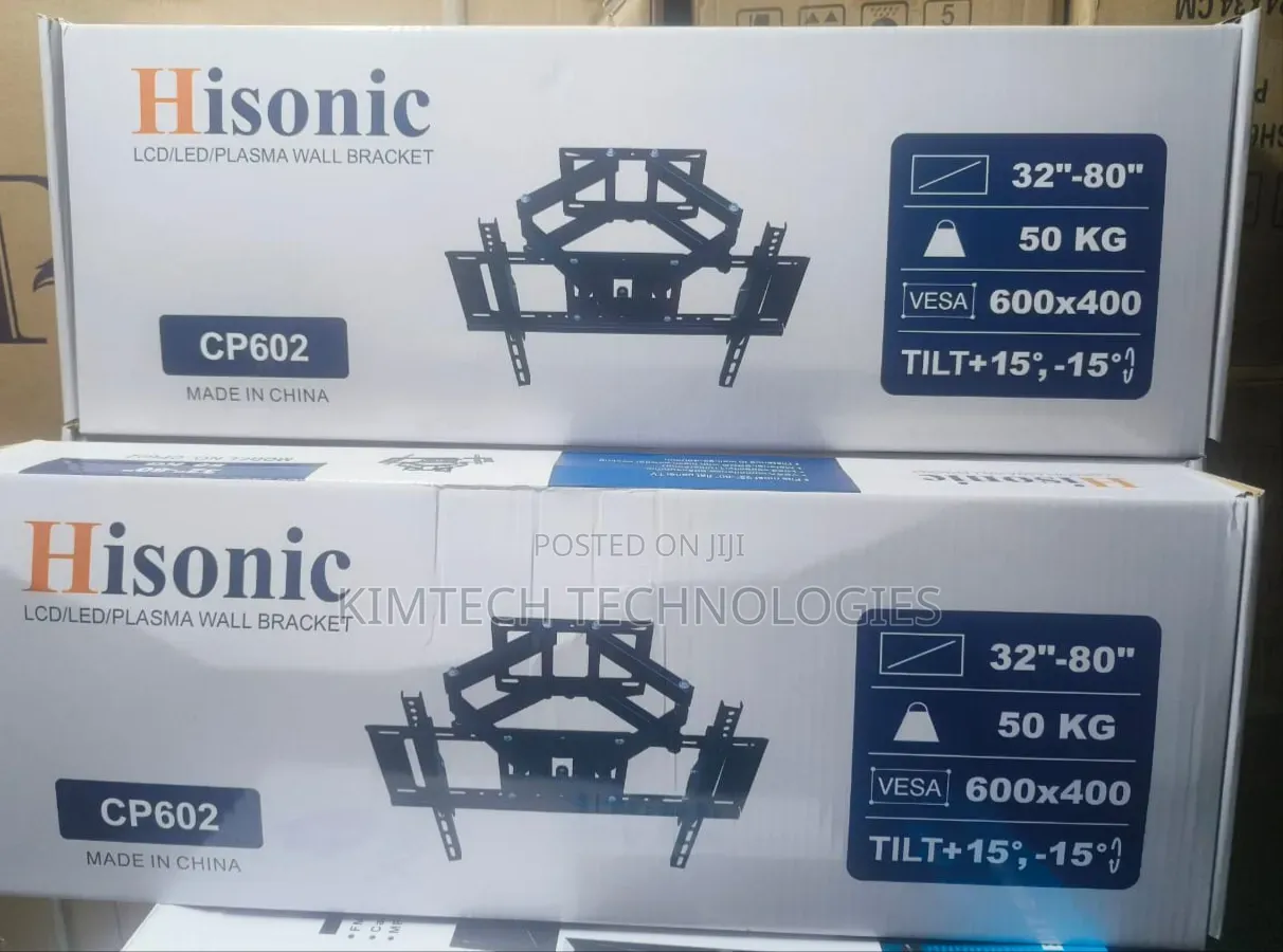 75p Double Arm Heavy TV Mount