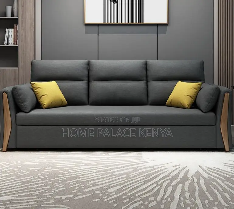 Sofa Bed: Expandable Fabric Upholstered Sofa Bed Armchair