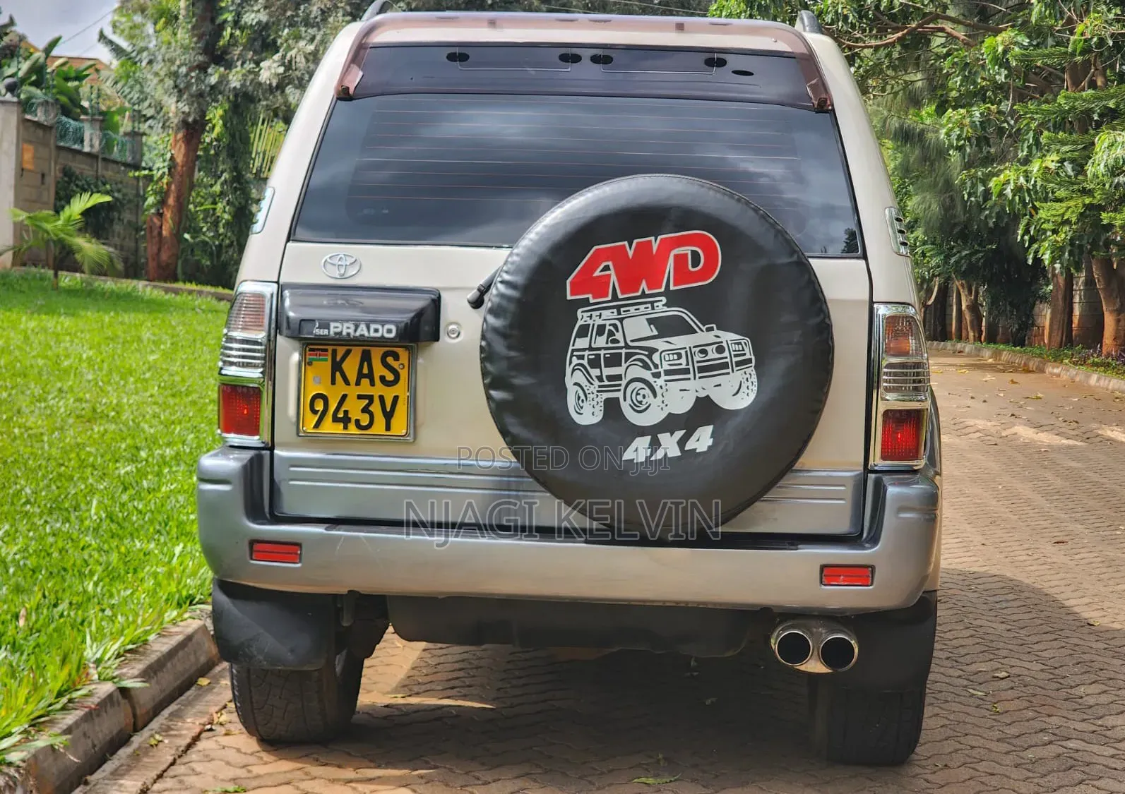 Toyota Land Cruiser Prado 1996 Gold
