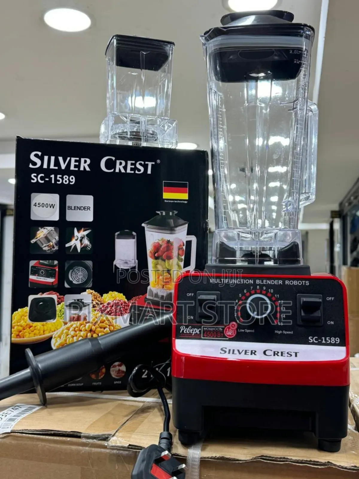 Silver Crest High Speed Commercial Blender Grinder