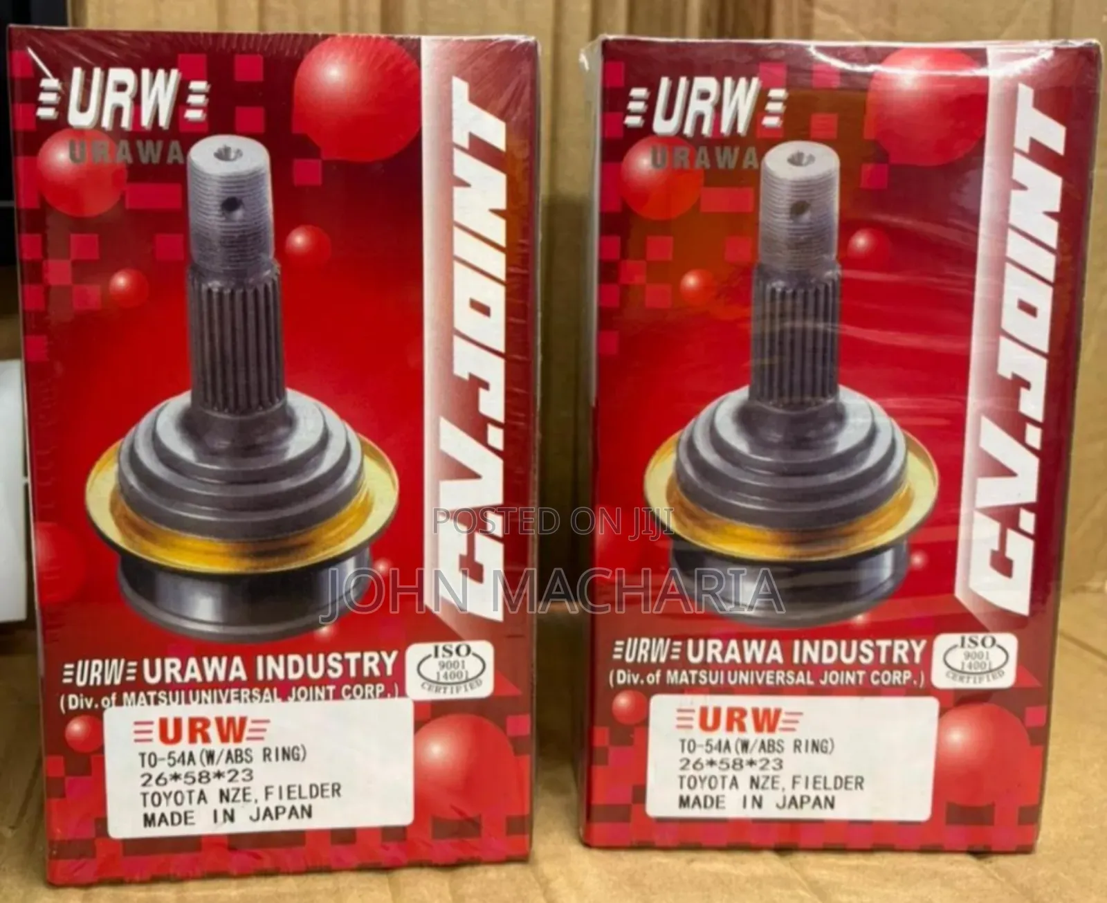 Cv Joints for Toyota Nze and Toyota Fielder