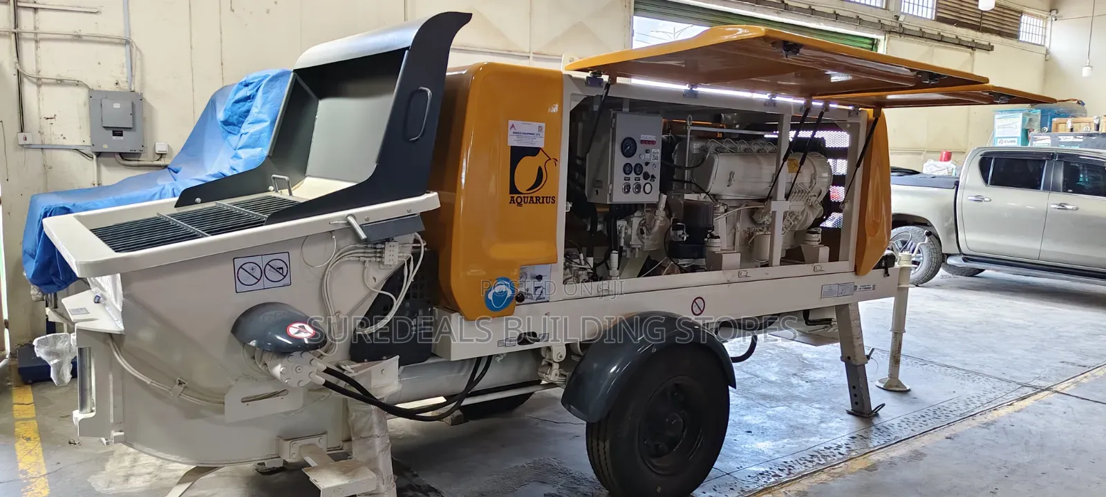Heavy-Duty Diesel Powered Concrete Pump