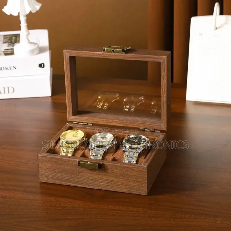3 Slots Premium Quality Watch Organizer/ Storage Box