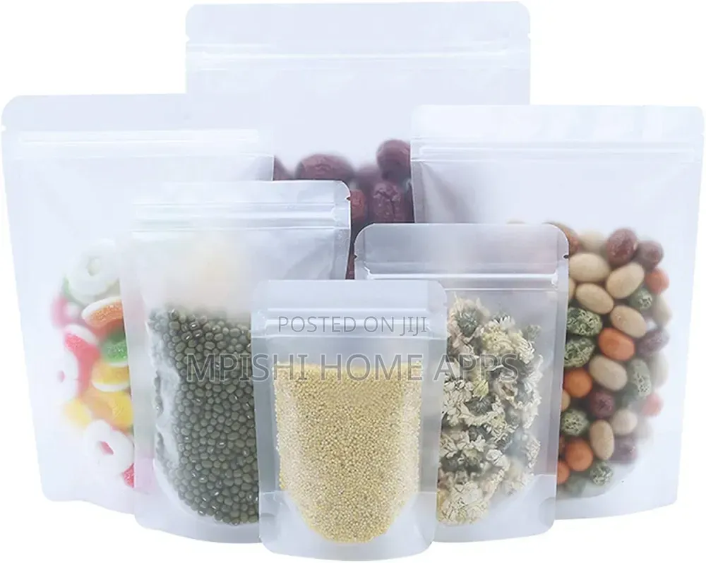Matte Clear Stand-Up Pouches