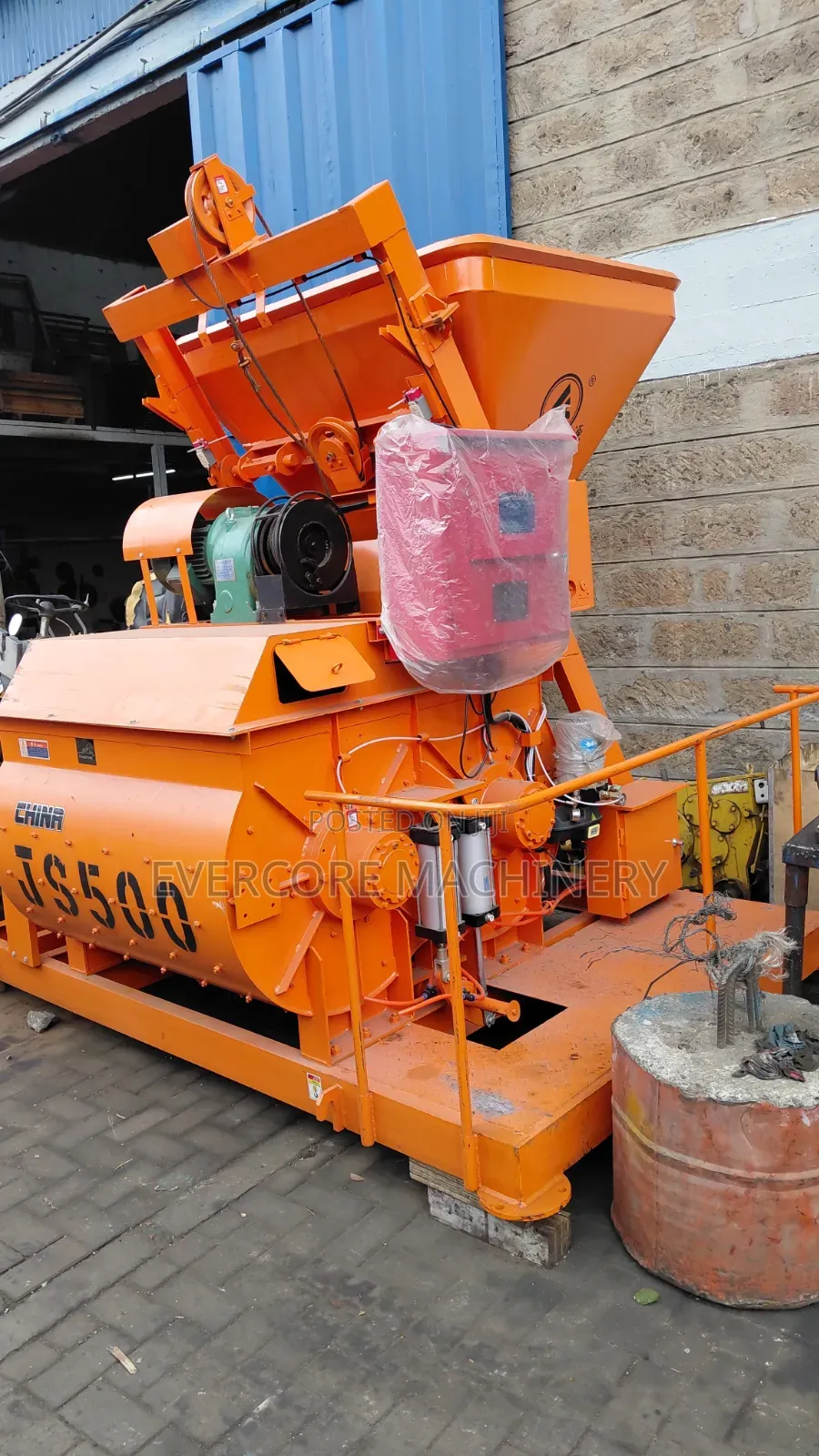 Ccommercial Js500 Batching Plant With Js500 Combination.
