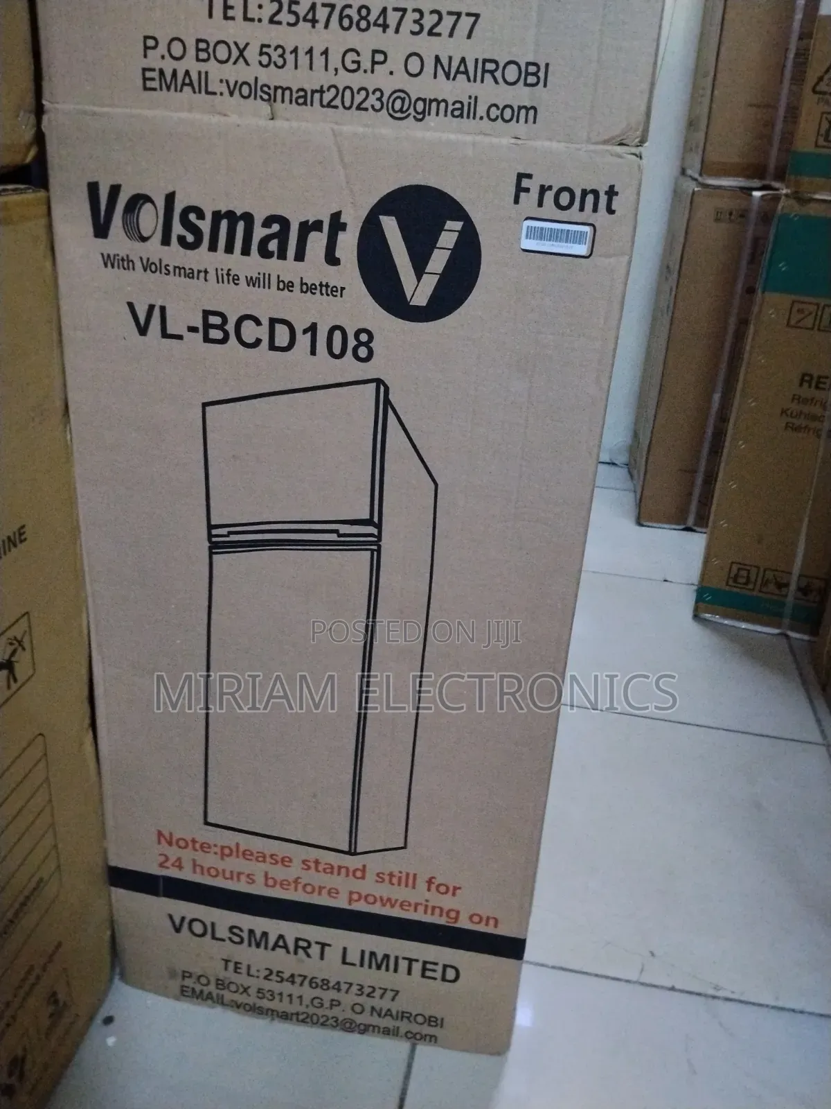 Volsmart 108 Litres Double Door Fridge
