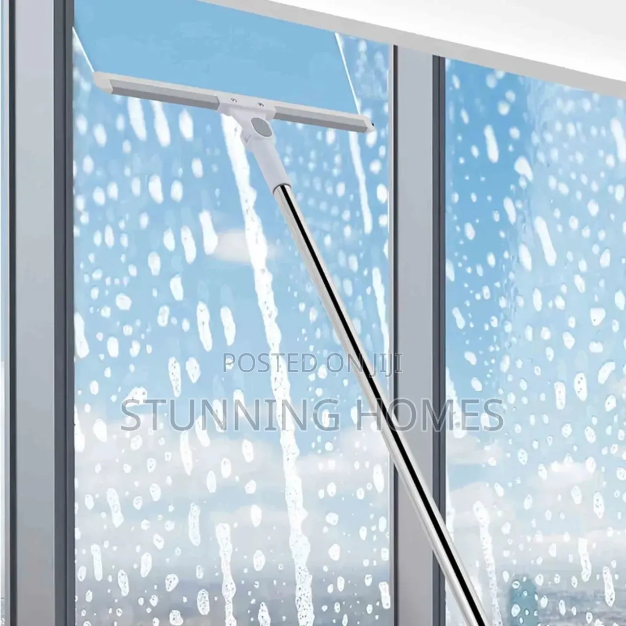 Telescopic Long Handle Window Squeegee Cleaner