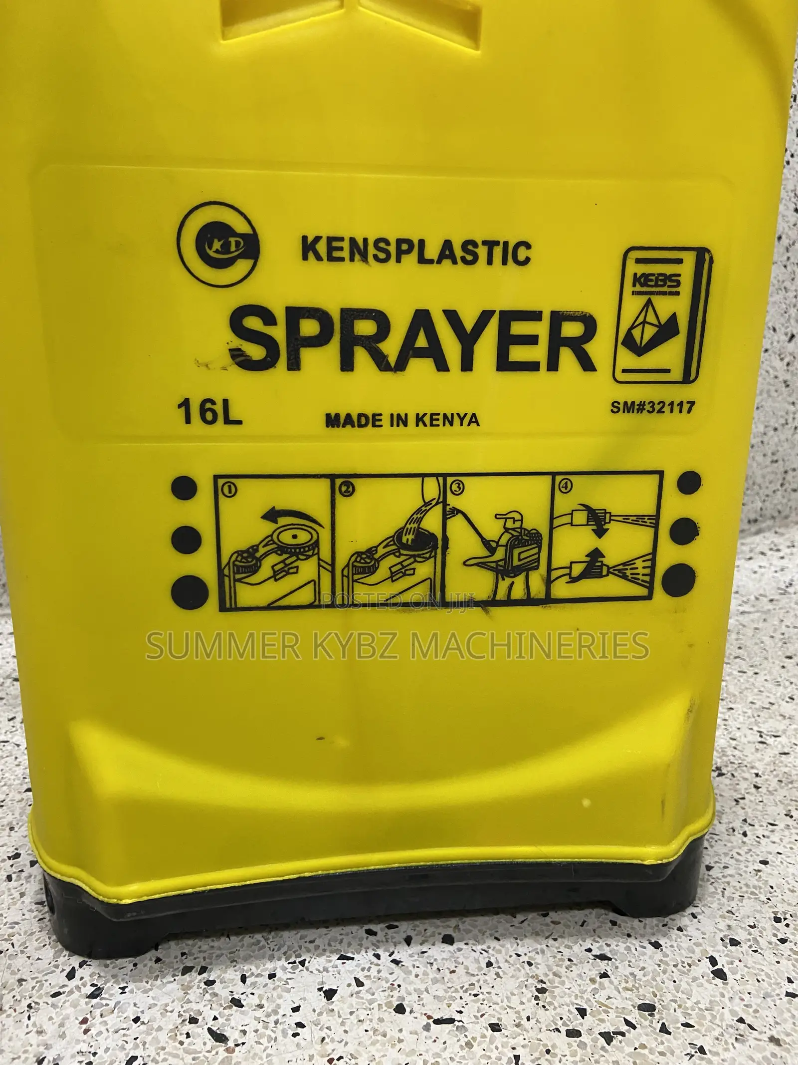 Kensplastic 16l Knapsack Sprayer