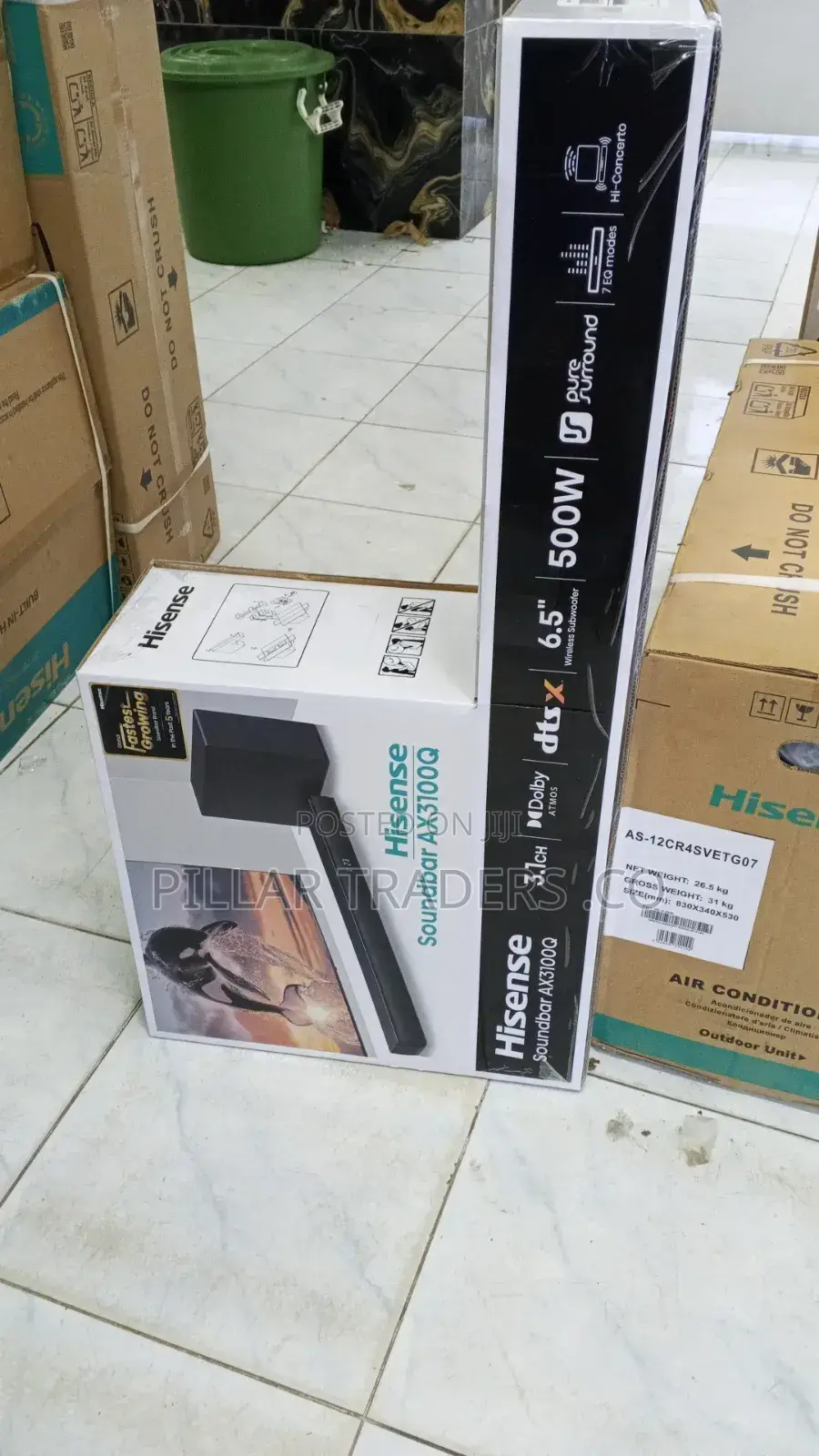 Hisense Ax3100q 3.1ch 500w Dolby Atmos Soundbar With Subwoofer