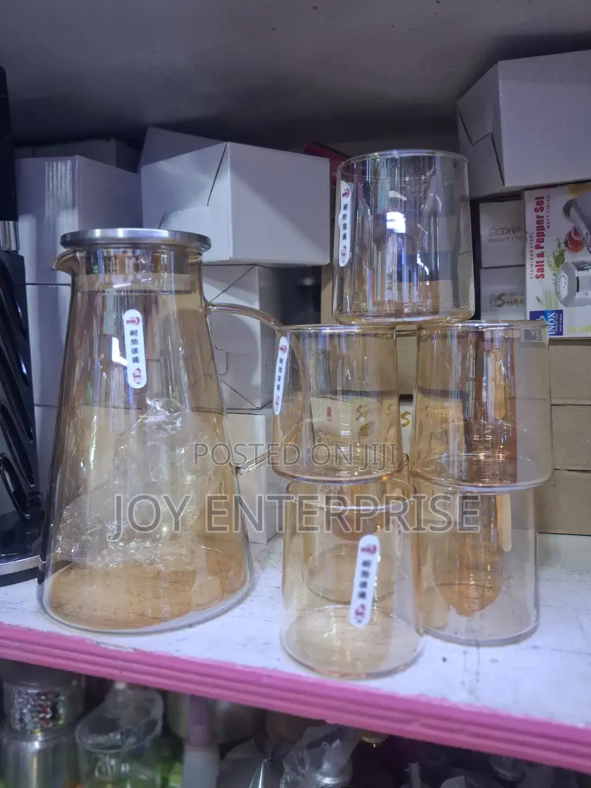 7pcs Gold Water Set