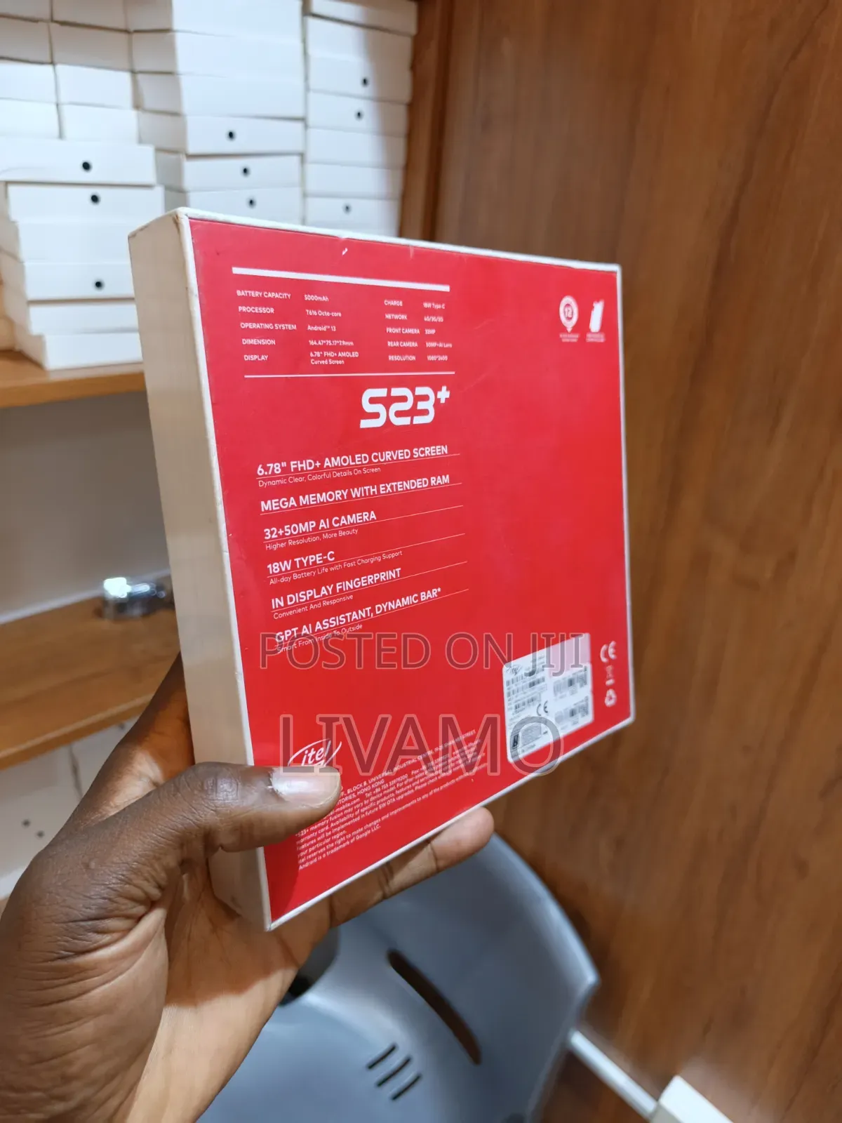 New Itel S23 Plus 256 GB Blue