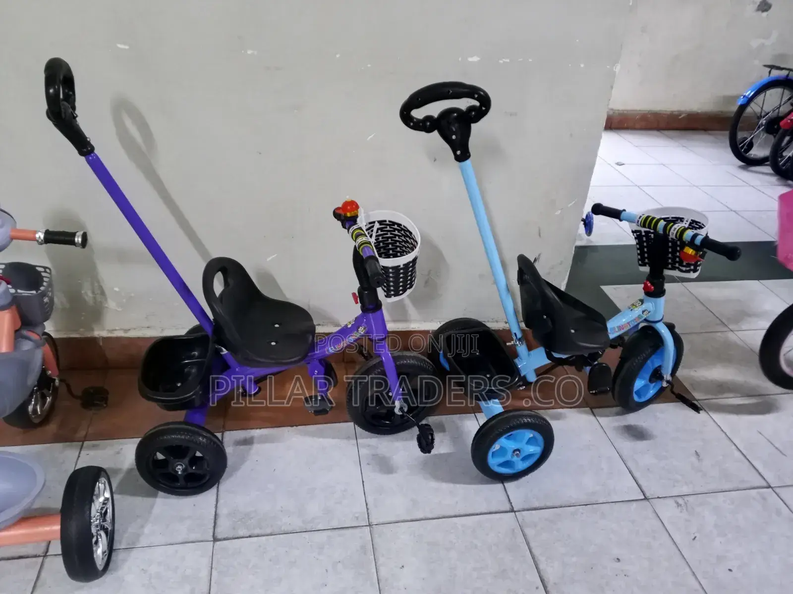 Kids 3-in-1 Tricycle With Parent Push Handle