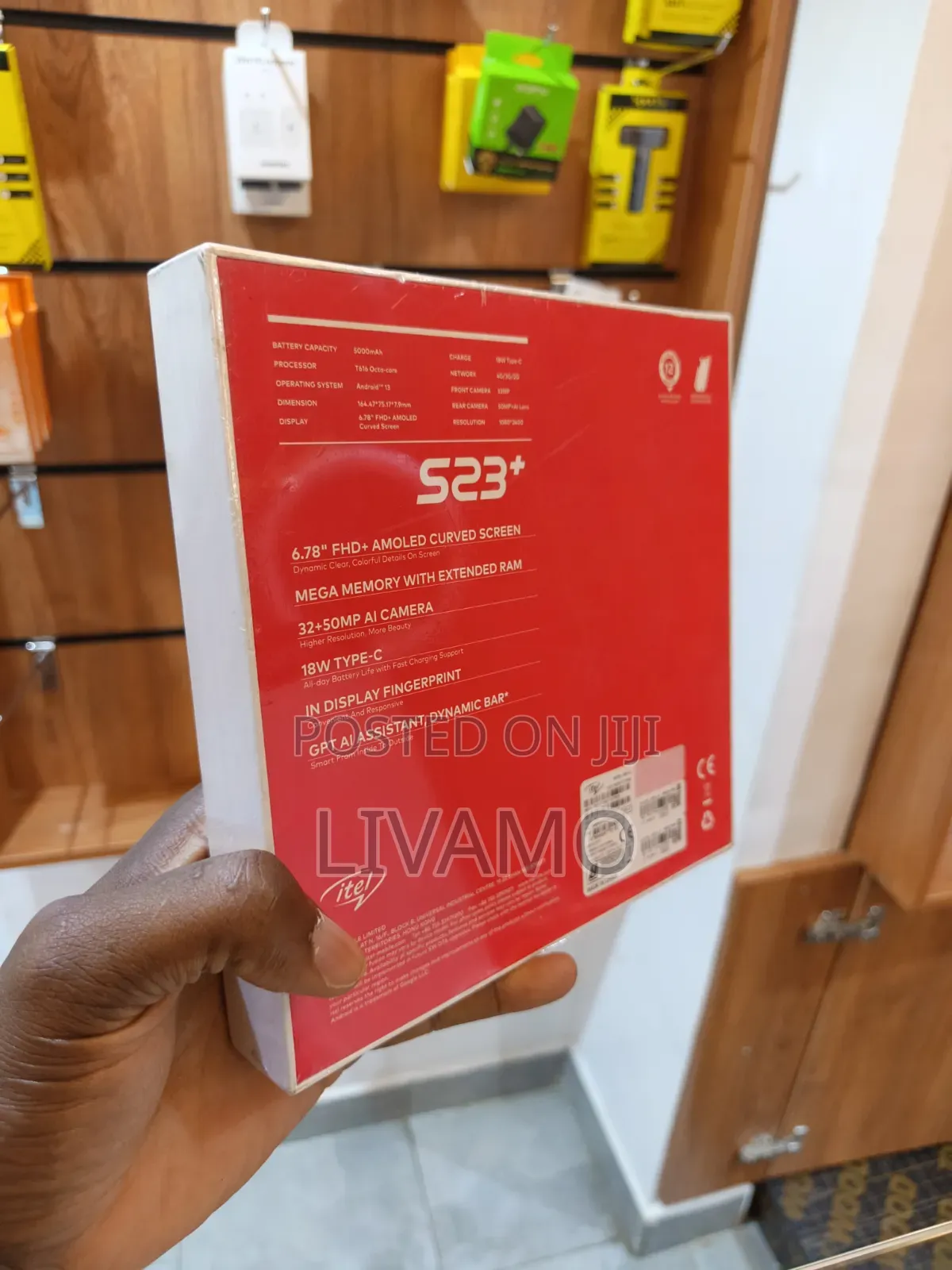 New Itel S23 Plus 256 GB Silver