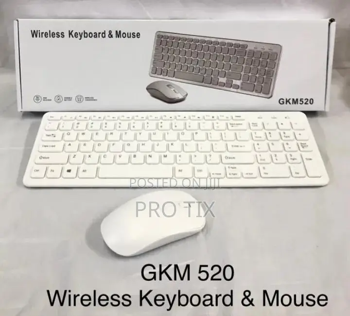 Gkm520 Wireless Keyboard and Mouse Combo Small