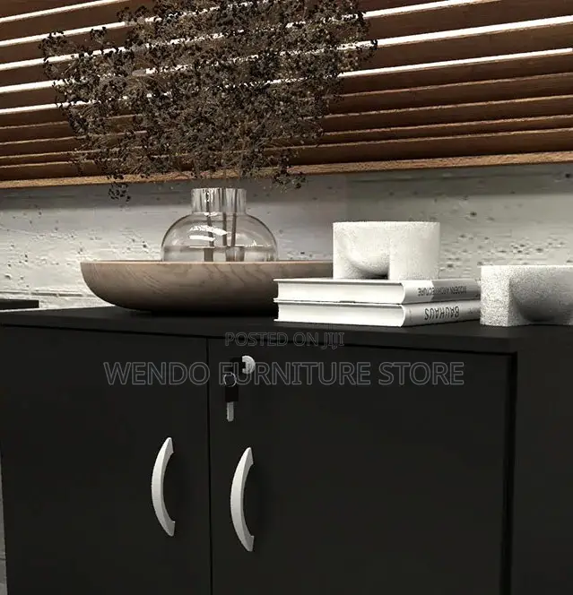 Office Cabinet; Wooden Home Office Filing Cabinet With Two Doors
