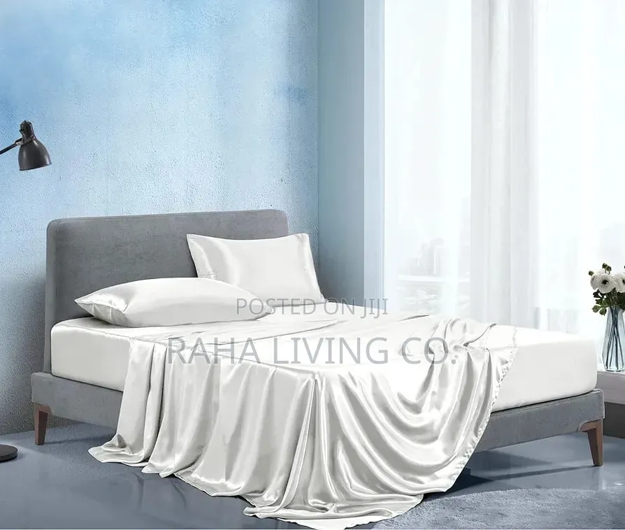 Luxury Silky Mulberry Fitted Bedsheet Set – 6 PCS | Sizes 5x6 to 7x8