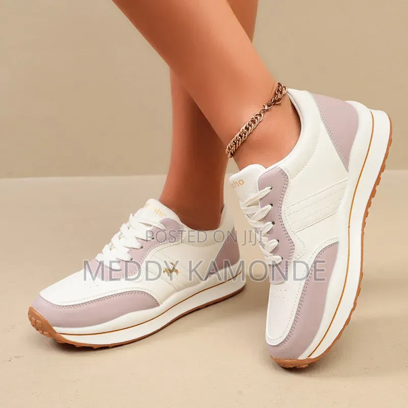Ladies Two-Tone Sneakers