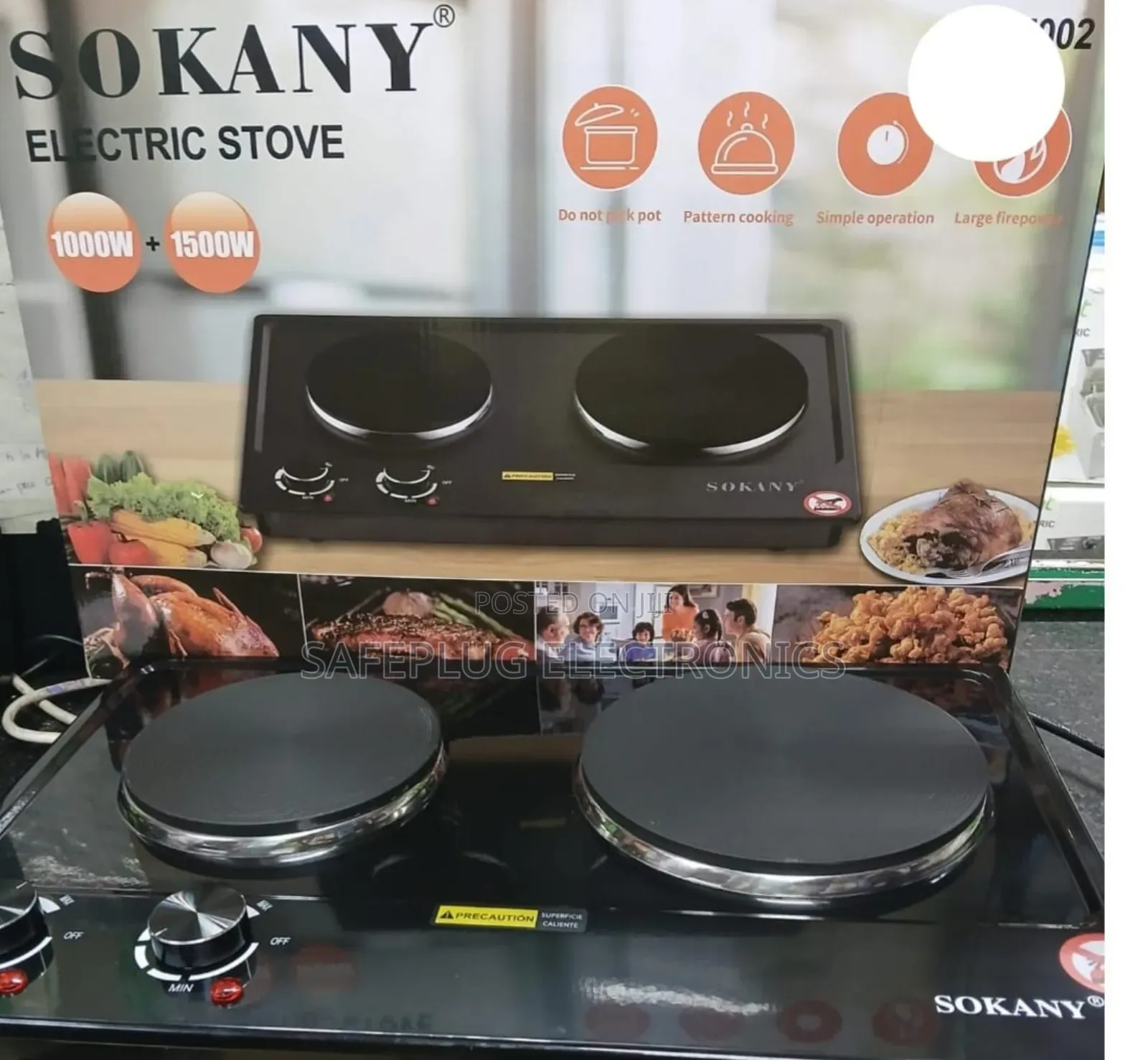 Sokany Double Gas Stove Back in Stock
