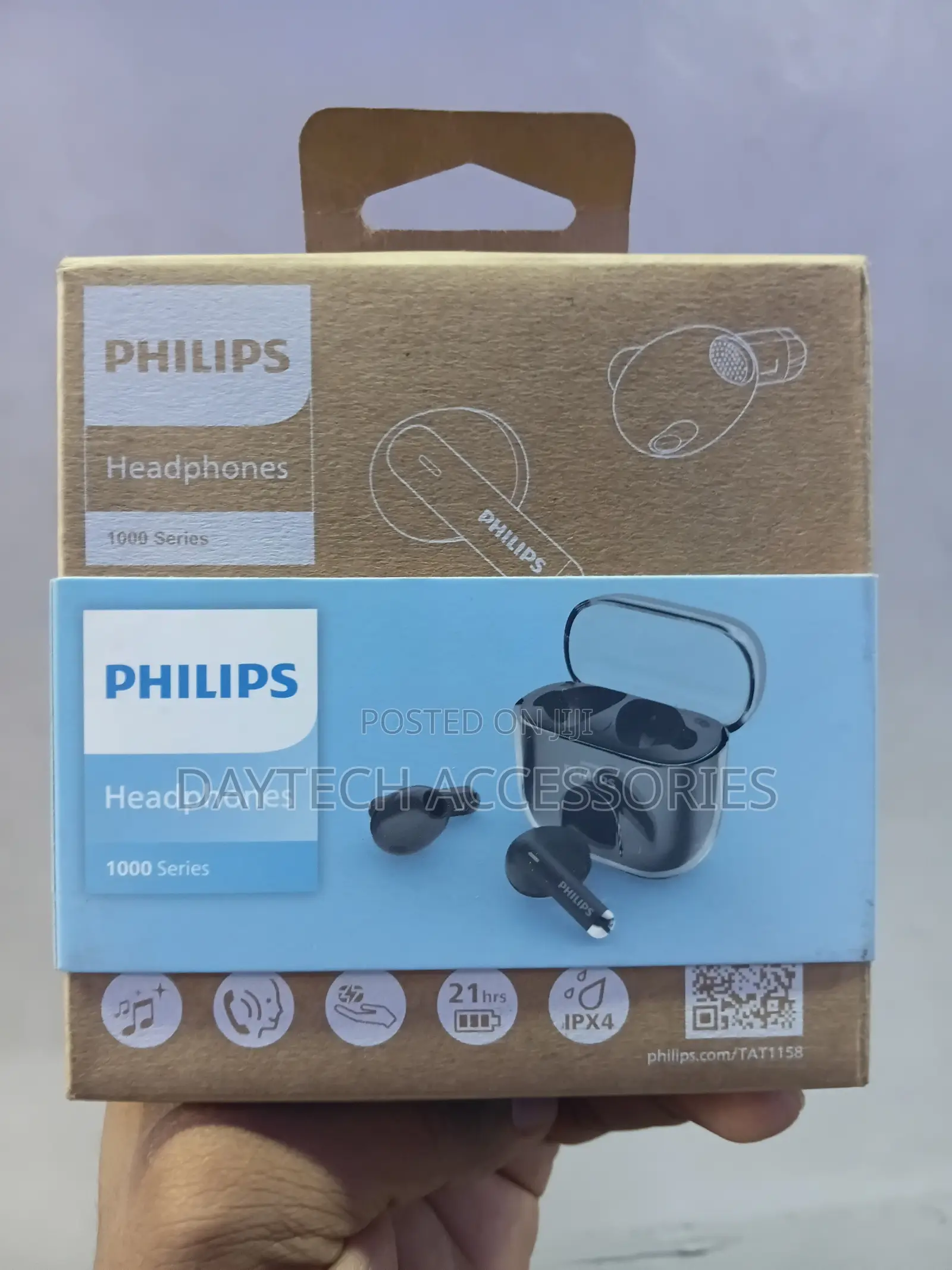 These Are Philips Tat1158 True Wireless Earbuds From the 1000 Series.