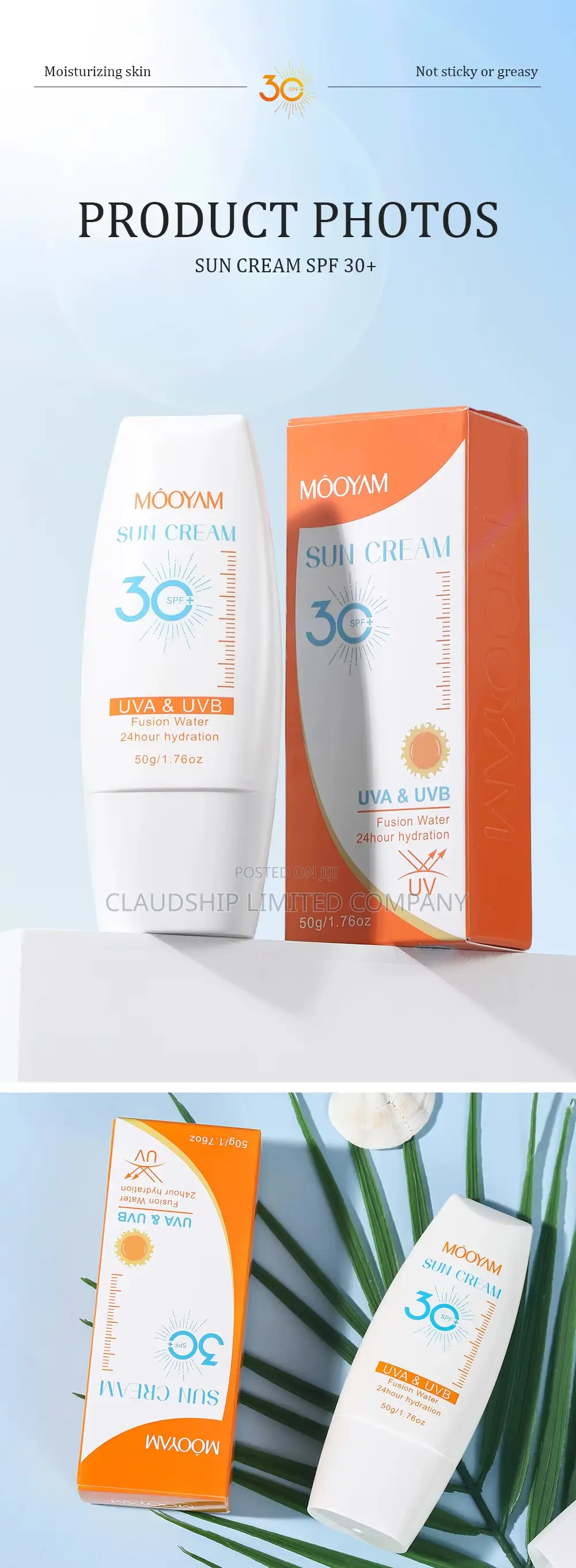 Sun Cream SPF 30 Uva Uvb
