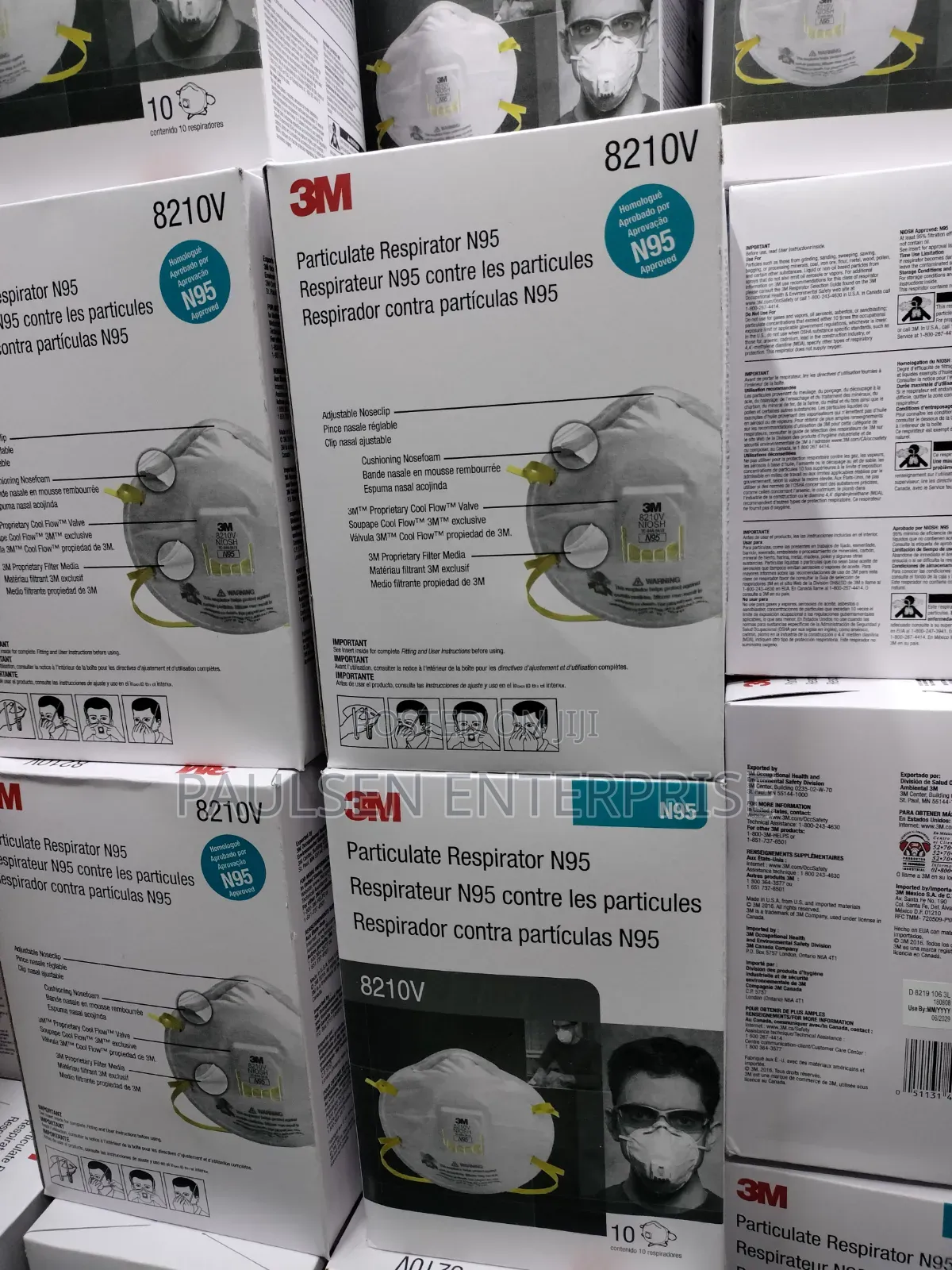 3m 8210v N95 Mask