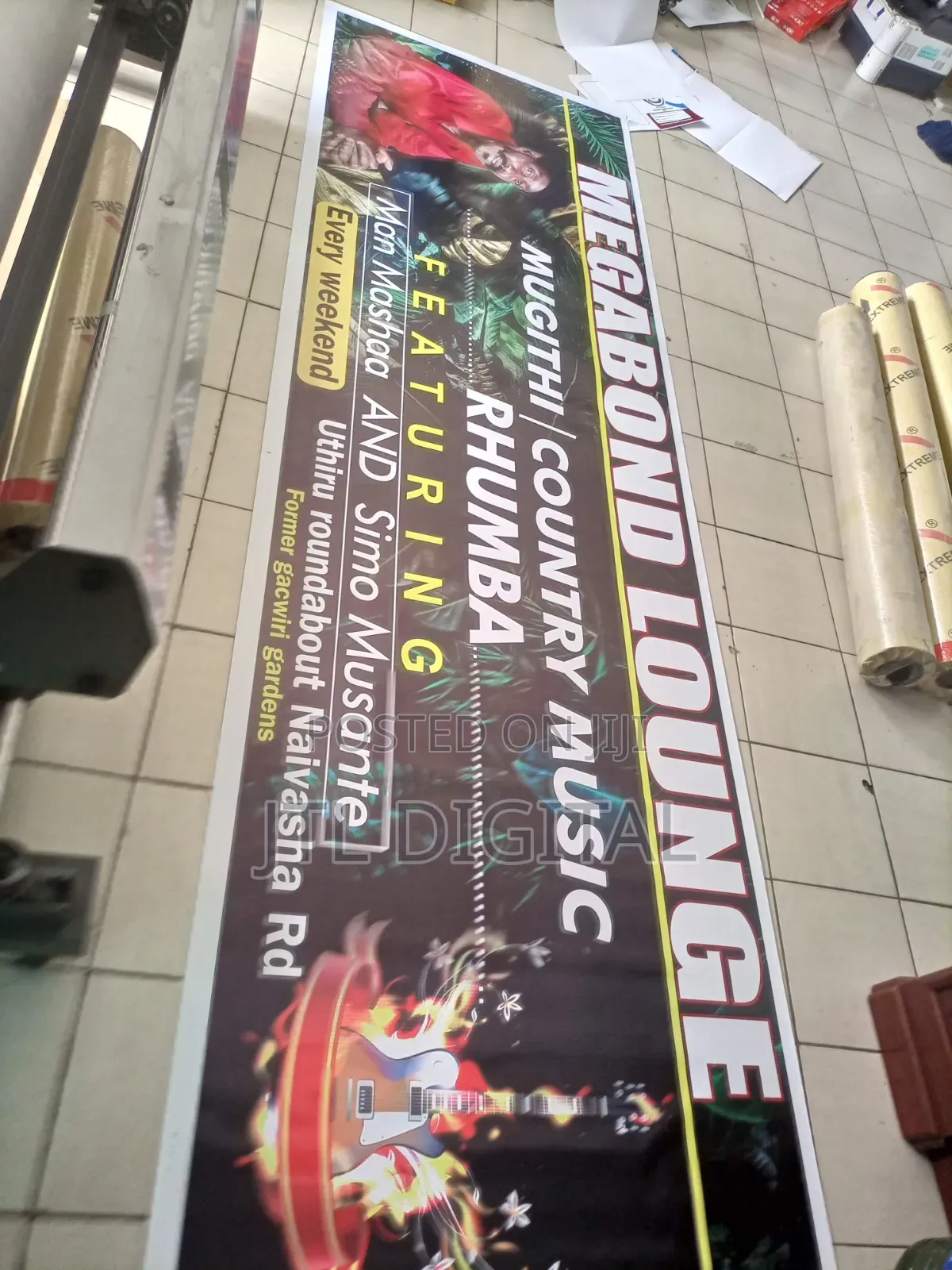 High End Club Banners Posters