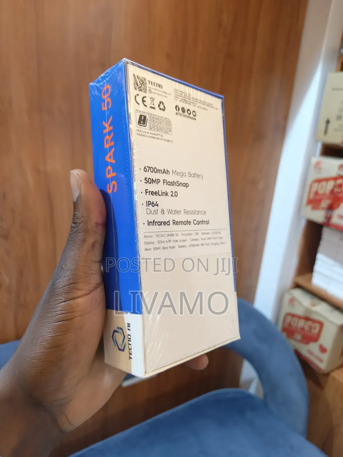 New Tecno Spark 50 128 GB Blue