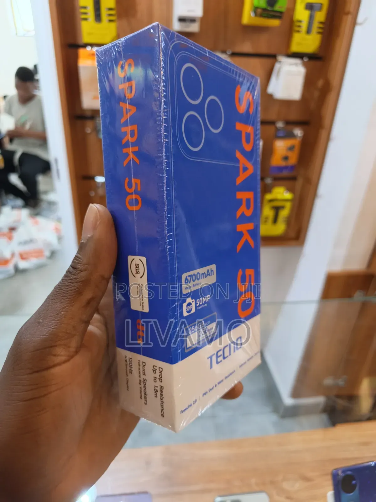 New Tecno Spark 50 128 GB White
