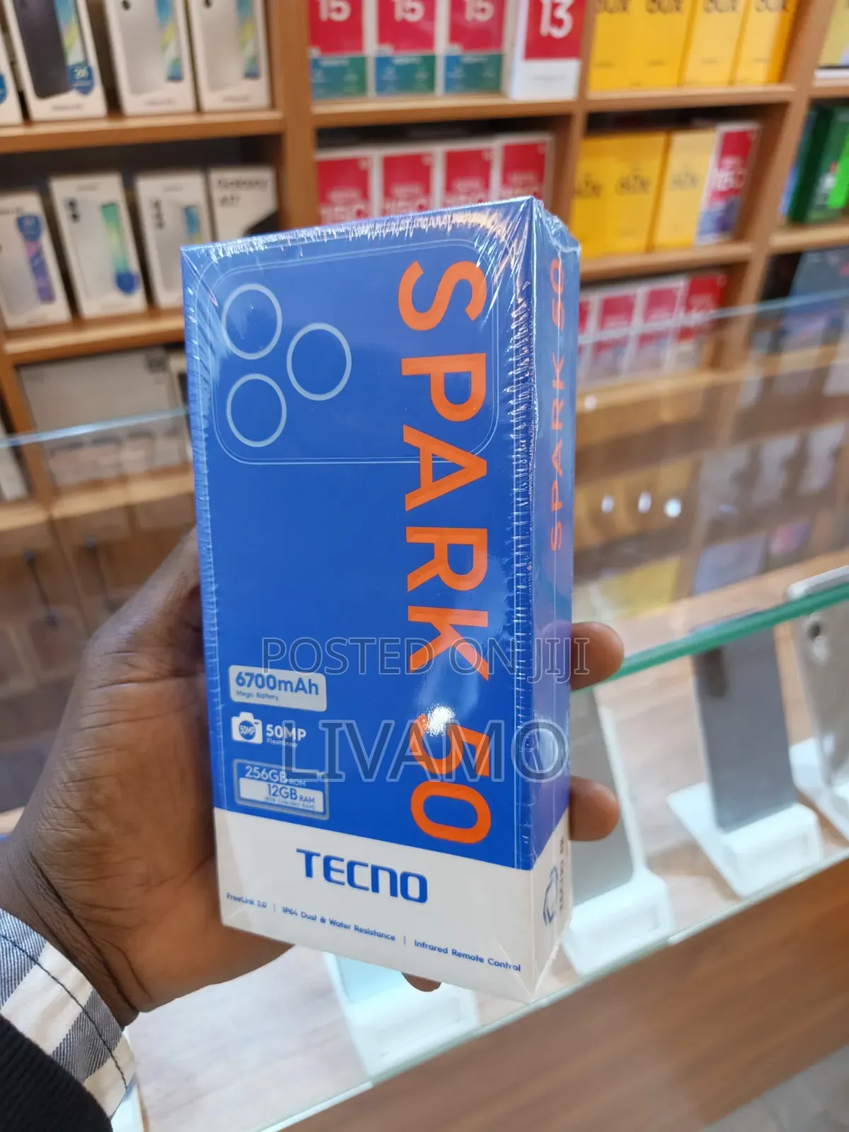 New Tecno Spark 50 128 GB Blue
