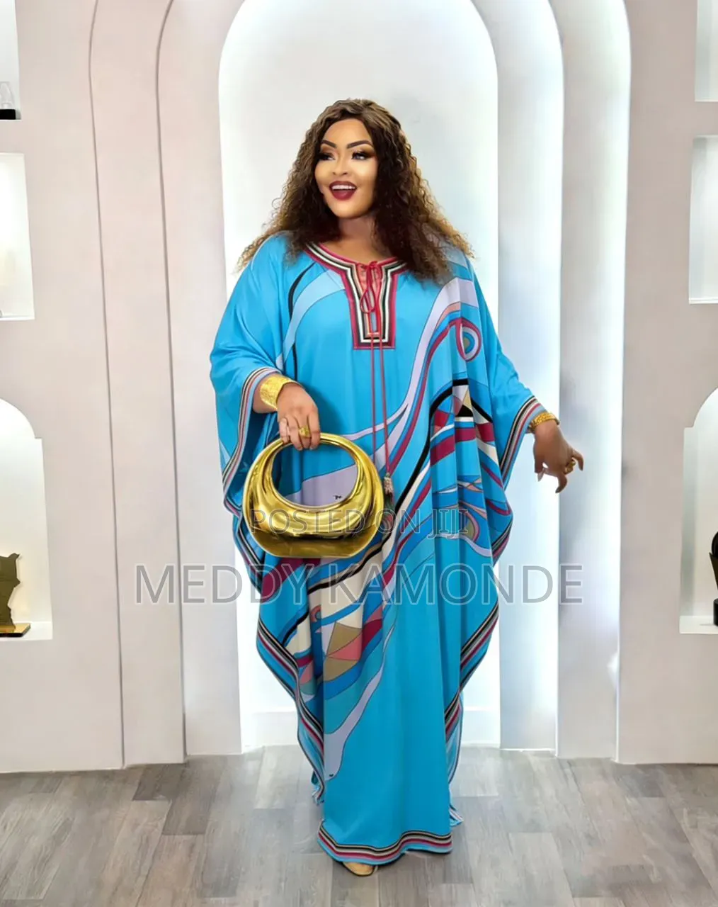 Blue Stylish Long/Maxi Free Dress