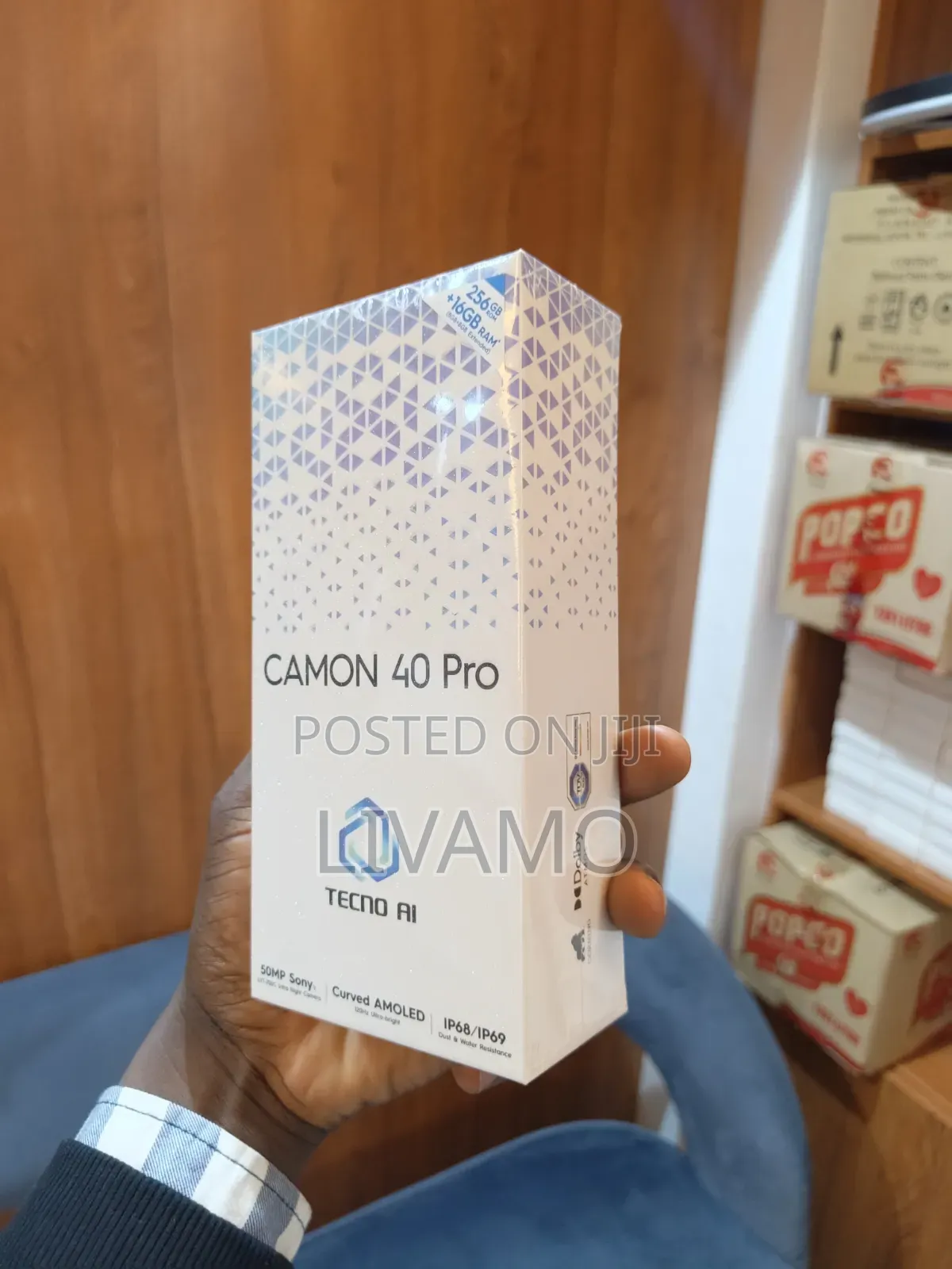 New Tecno Camon 40 Pro 4G 256 GB Blue