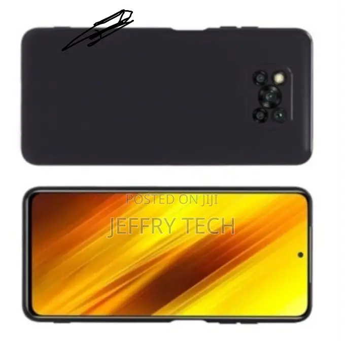 Silicon Back Case Xiaomi Poco X3 - Black