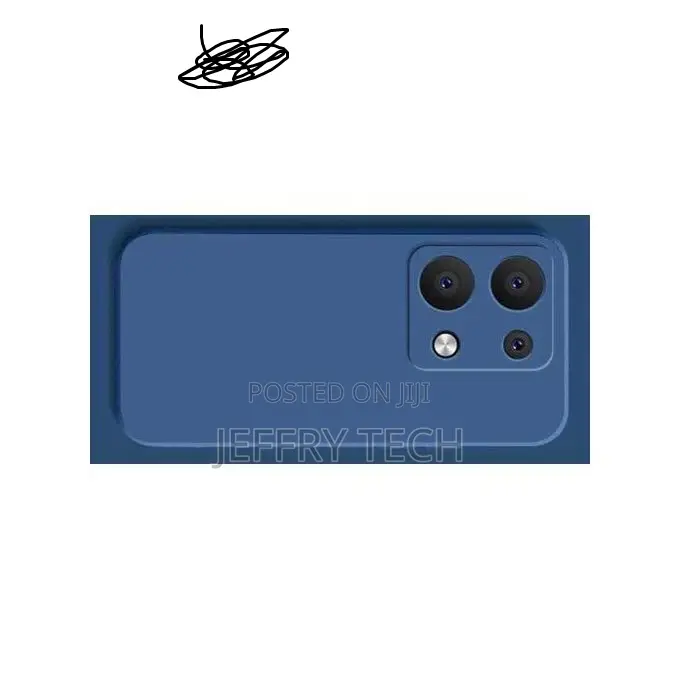 Silicon Back Case for Redmi Note 13 4g - Blue