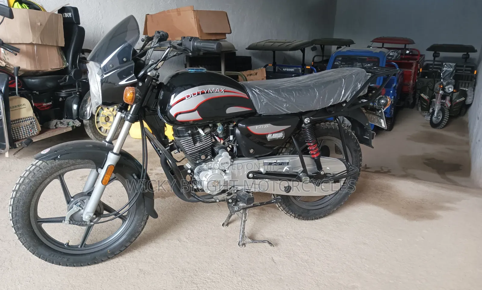 New Motorcycle 2025 Black
