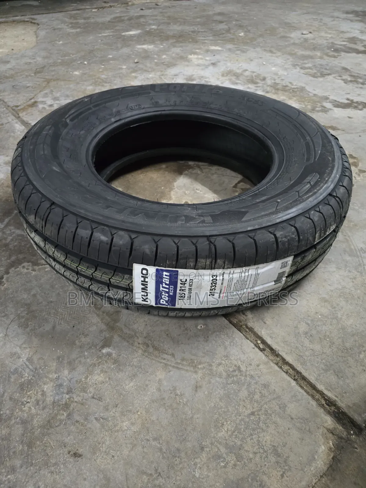 185 R14 Khumo Tires (Commercial)