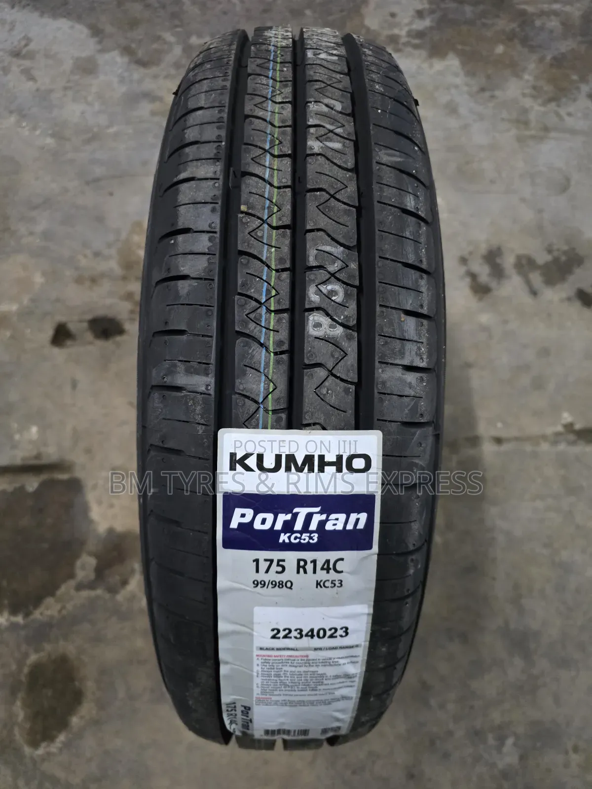 175 R14 Khumo Tires.