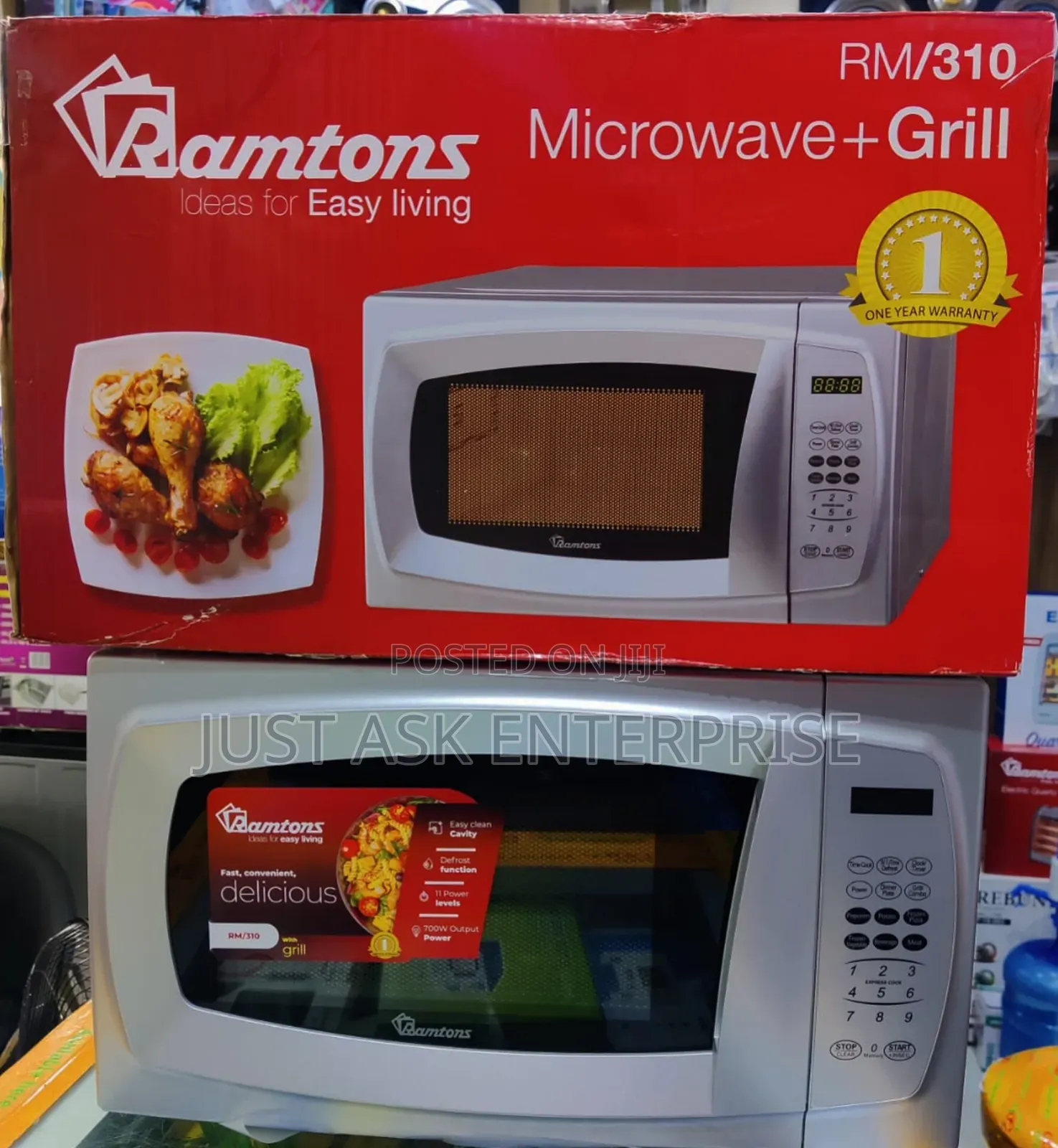 Ramtons Microwave Digital 20 Litres With Grill Rm/310