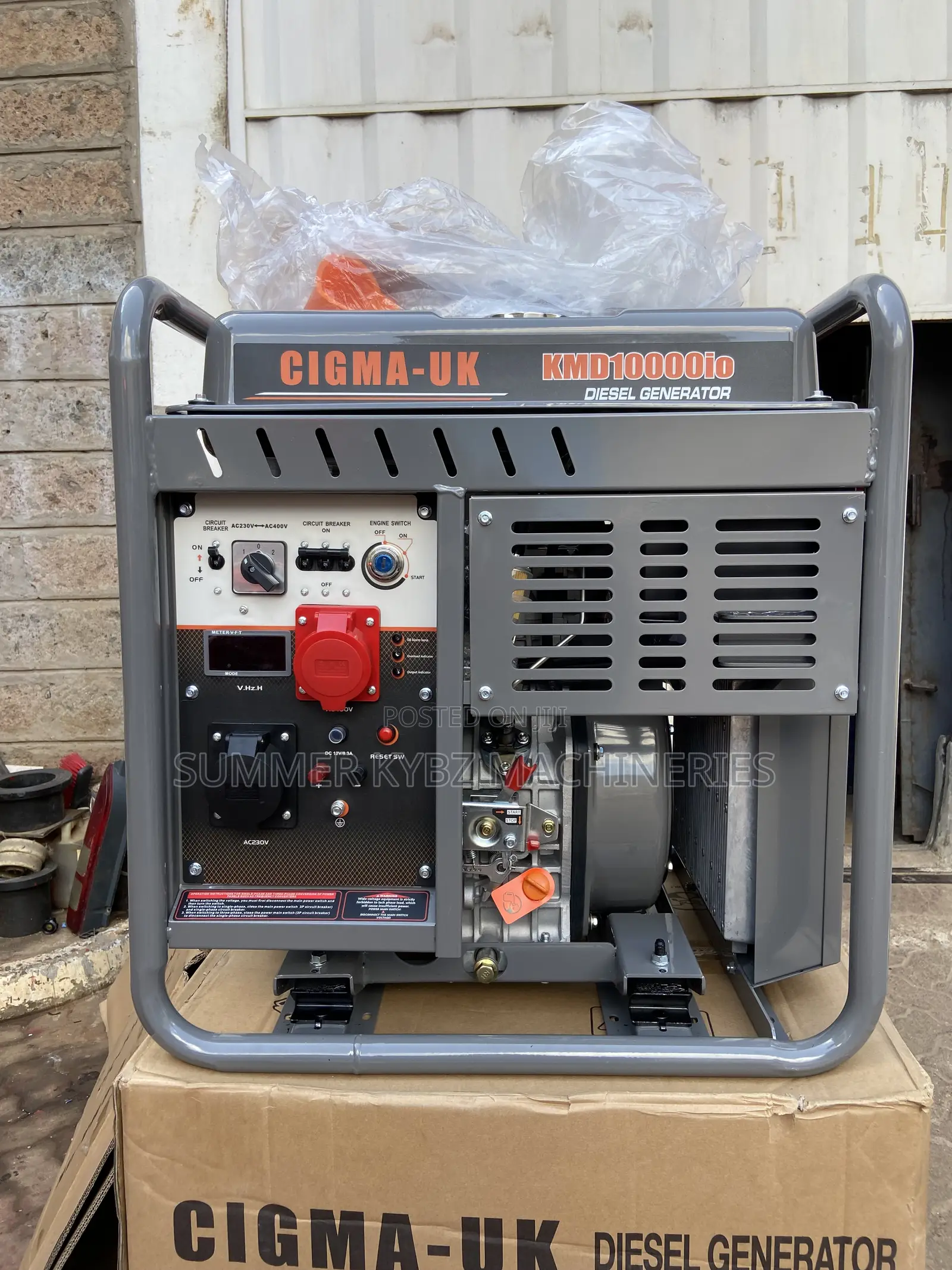 Cigma-Uk Kmd10000io Diesel Generator 10 Kva