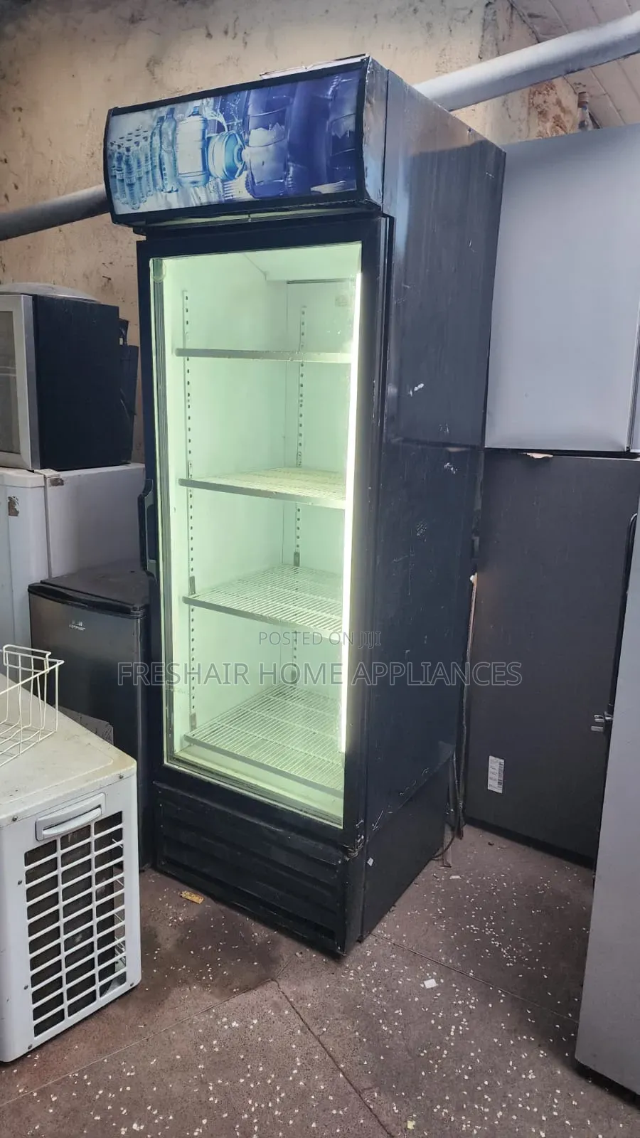 Exuk Chiller Display Fridge/ Black