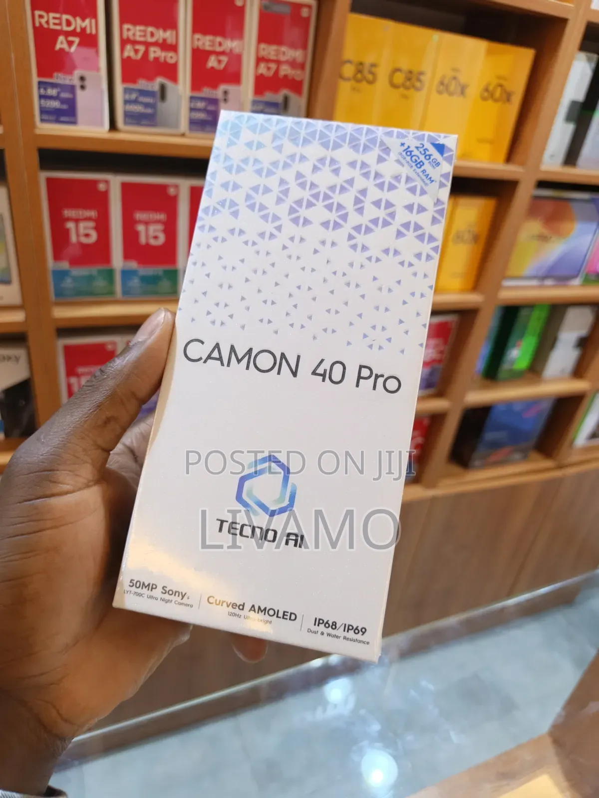 New Tecno Camon 40 Pro 4G 256 GB Gray