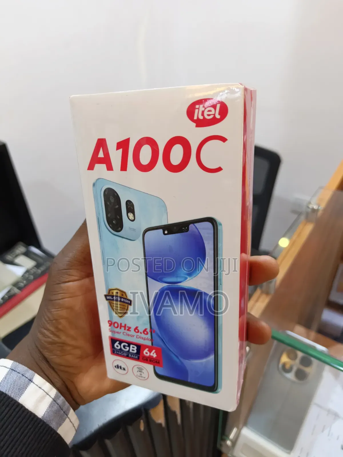 New Itel A100C 64 GB White
