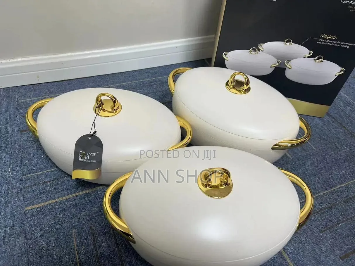 3 Pieces Oval Hotpot